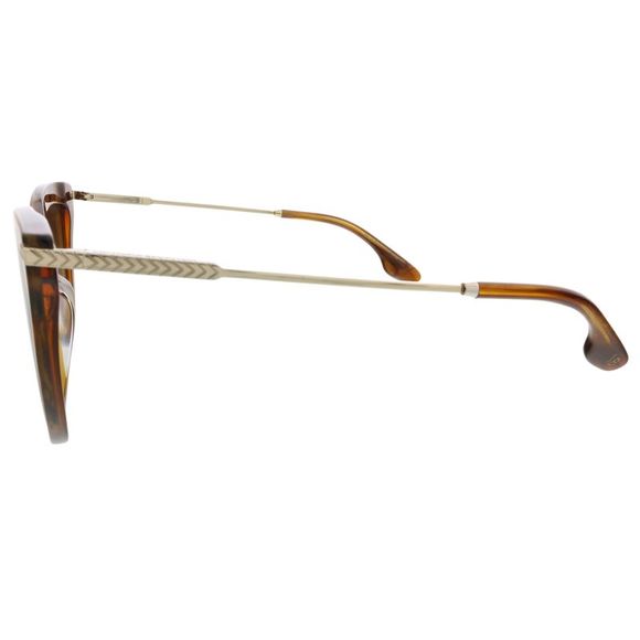 Victoria Beckham VB621S 44806 Caramel Pearl Classic Cateye Sunglasses - Picture 3 of 5
